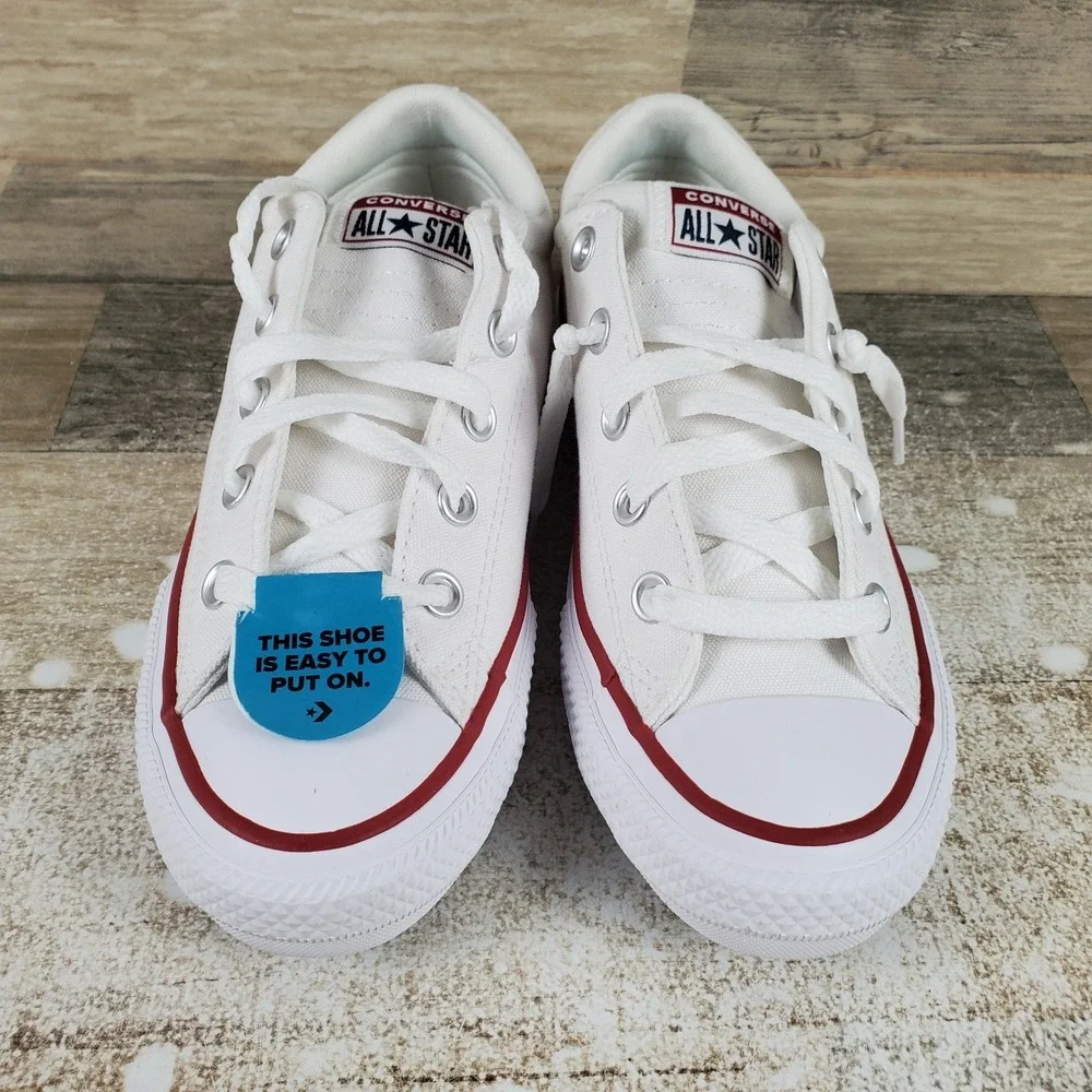 Converse Chuck Taylor All Stars Ctas Malden Kids Shoes Sz 3.5‎ White Athletic